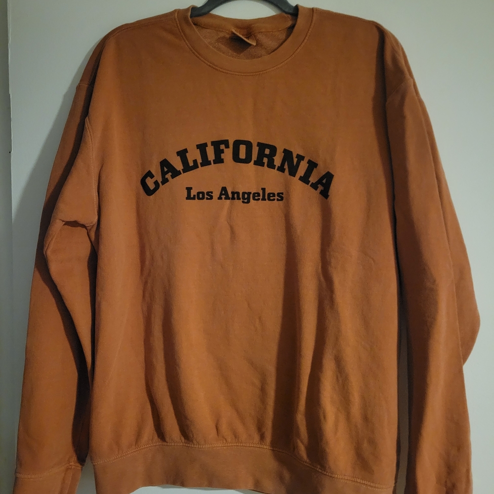 Comfort Colors Los Angeles California Brown Sweatshirt